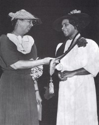 Eleanor Roosevelt and Marian Anderson